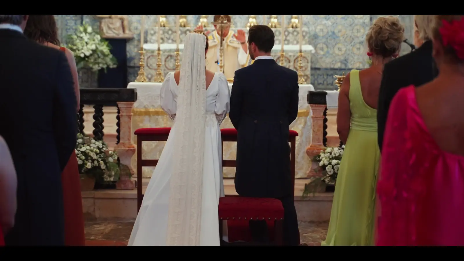 Casal durante filme de casamento SweetVision